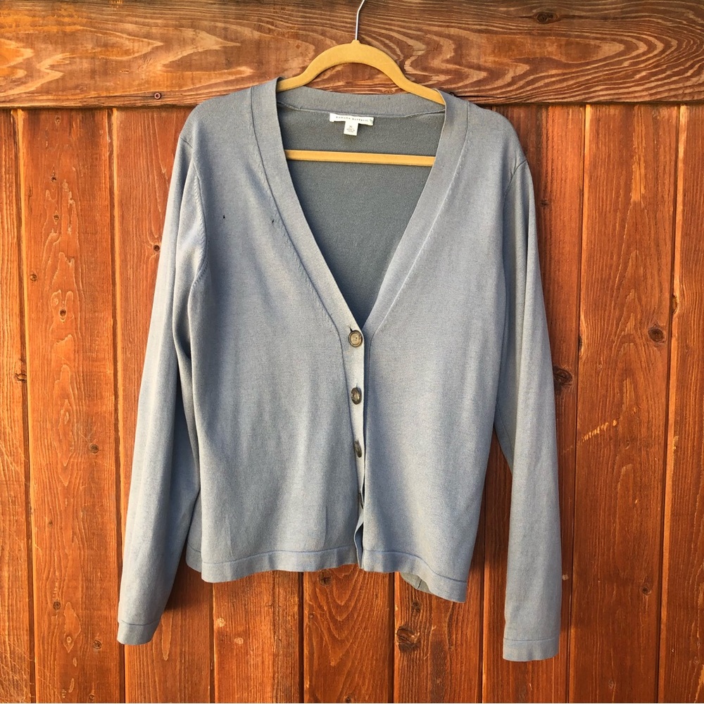 Cashmere blue cardigan